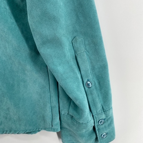 Cache Creek Blouse Women’s Small Green Button Up Shirt Long Sleeved - Picture 7 of 7